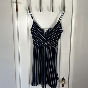Navy stripped dress